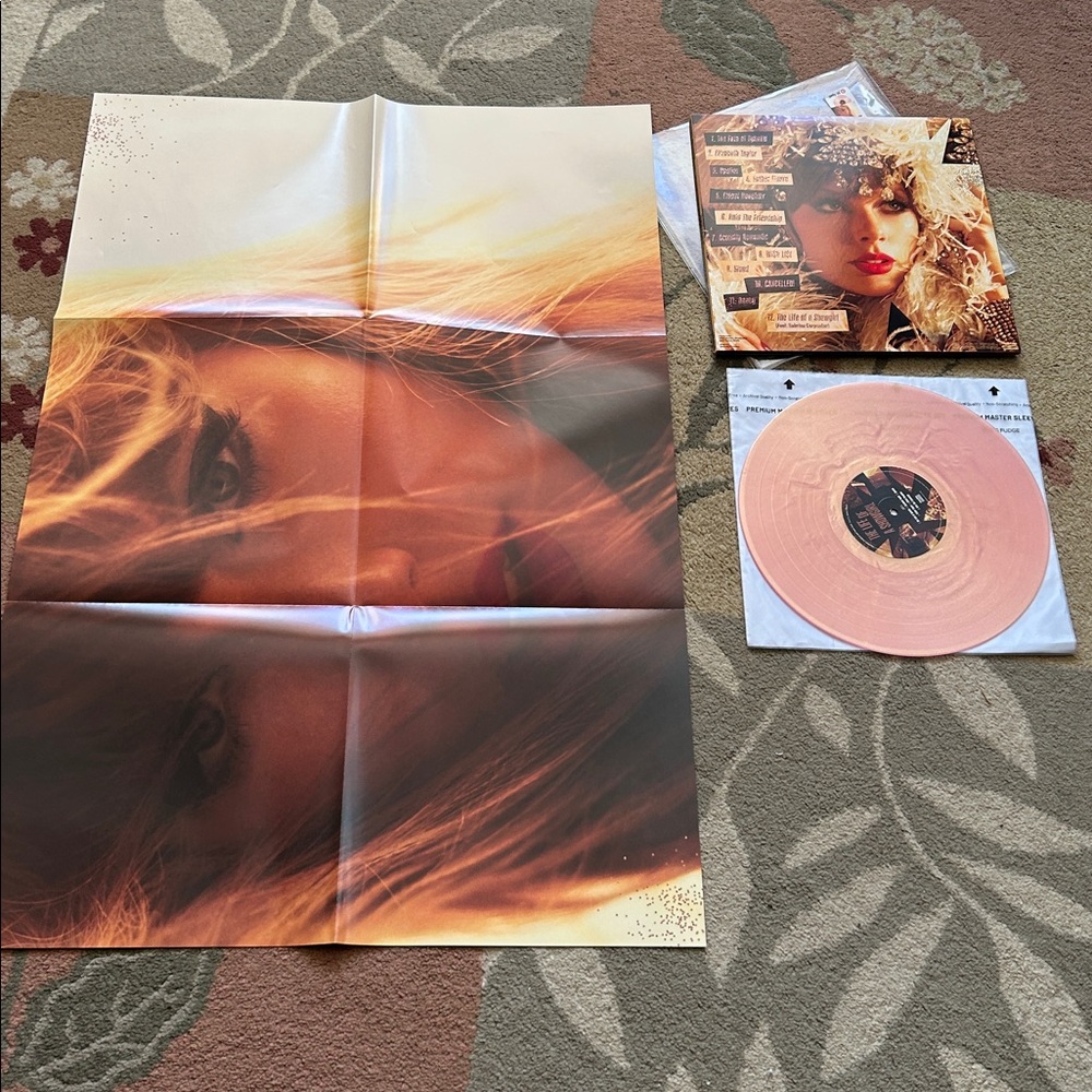 Taylor Swift “the life of a Showgirl” 🎯exclusive pink summertime spritz Vinyl LP